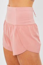 Athletic Inner Brief Back Pocket Shorts - Pink