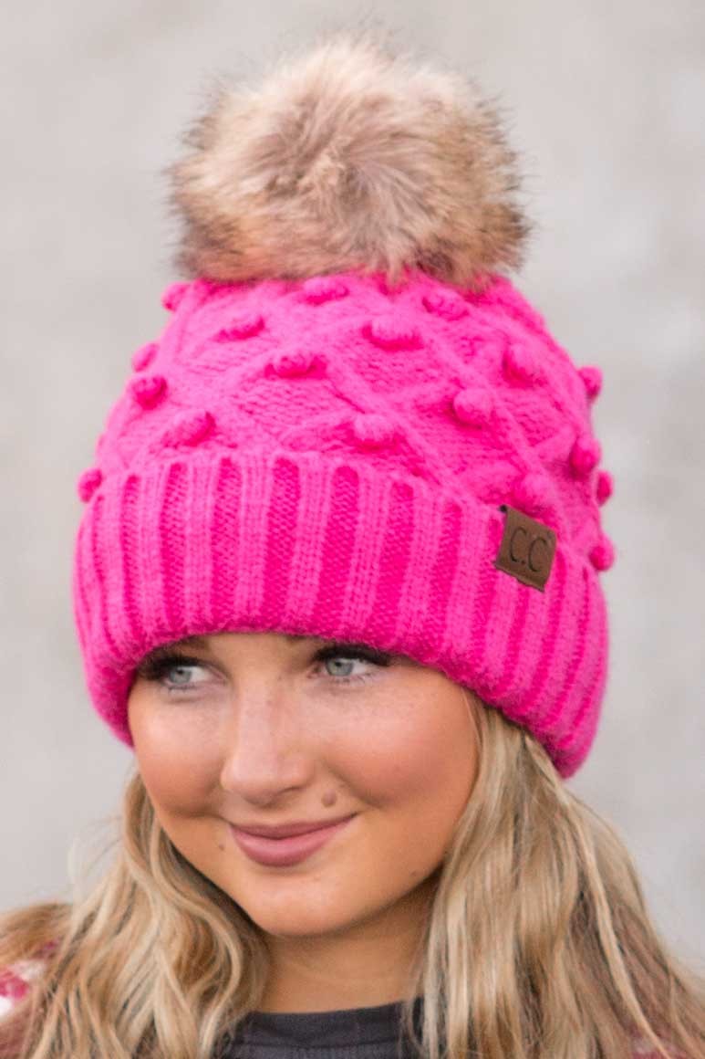 CC Women's Pom Detail Beanie