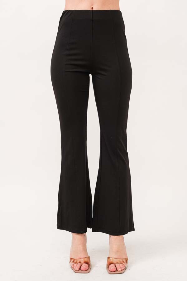 BLACK FLARE PANTS