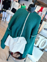 Detail Bell Sleeve Sweater - Green