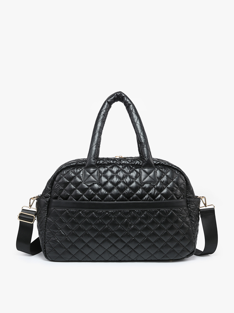 Puffer Weekender Bag - Matte Black