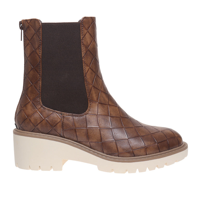 Pierre Dumas Quilted Leather Boot - Cognac