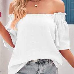 Off the Shoulder Blouse - White