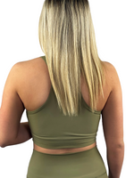 Ultra Soft Lined Sports Bra - Olive