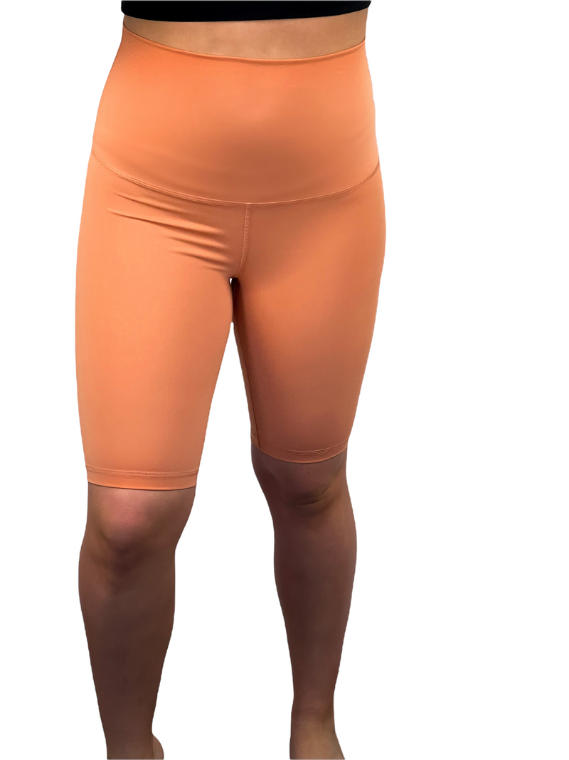 Ultra Soft Biker Shorts - Orange Sherbert